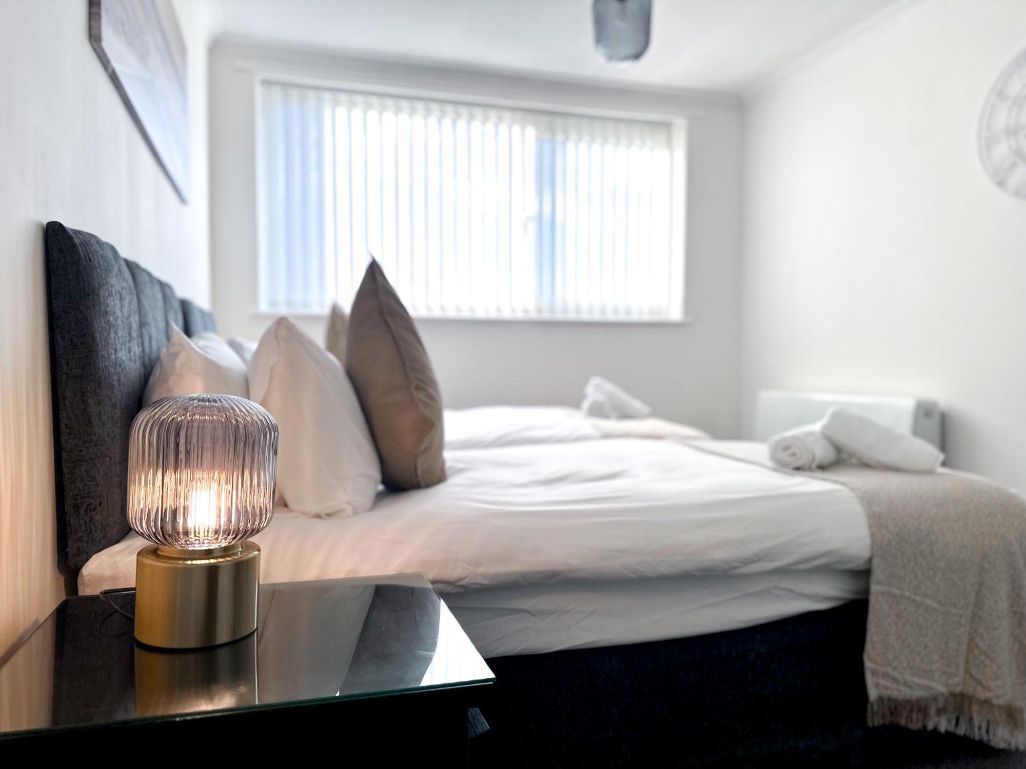 Contemporary And Cosy Birmingham Apartment- Free Parking & Wi-Fi Exterior foto